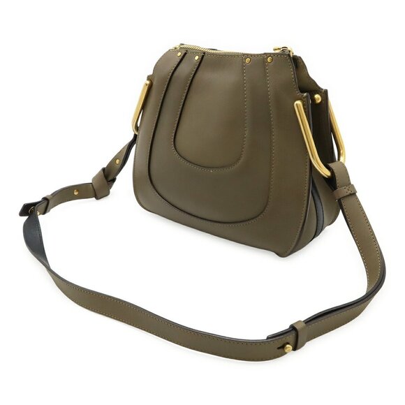 CHLOE Khaki Leather Shoulder Bag - Picture 3 of 10